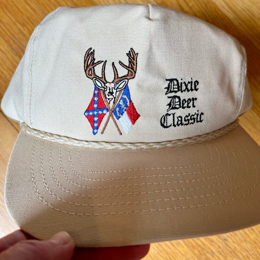 Vintage Rope Hat Mens Cap Dixie Deer Classic North Carolina